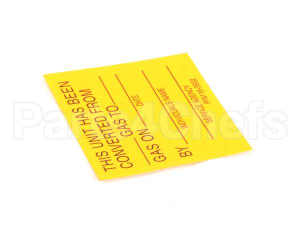 1163932 Southbend Range Label, Parts Service