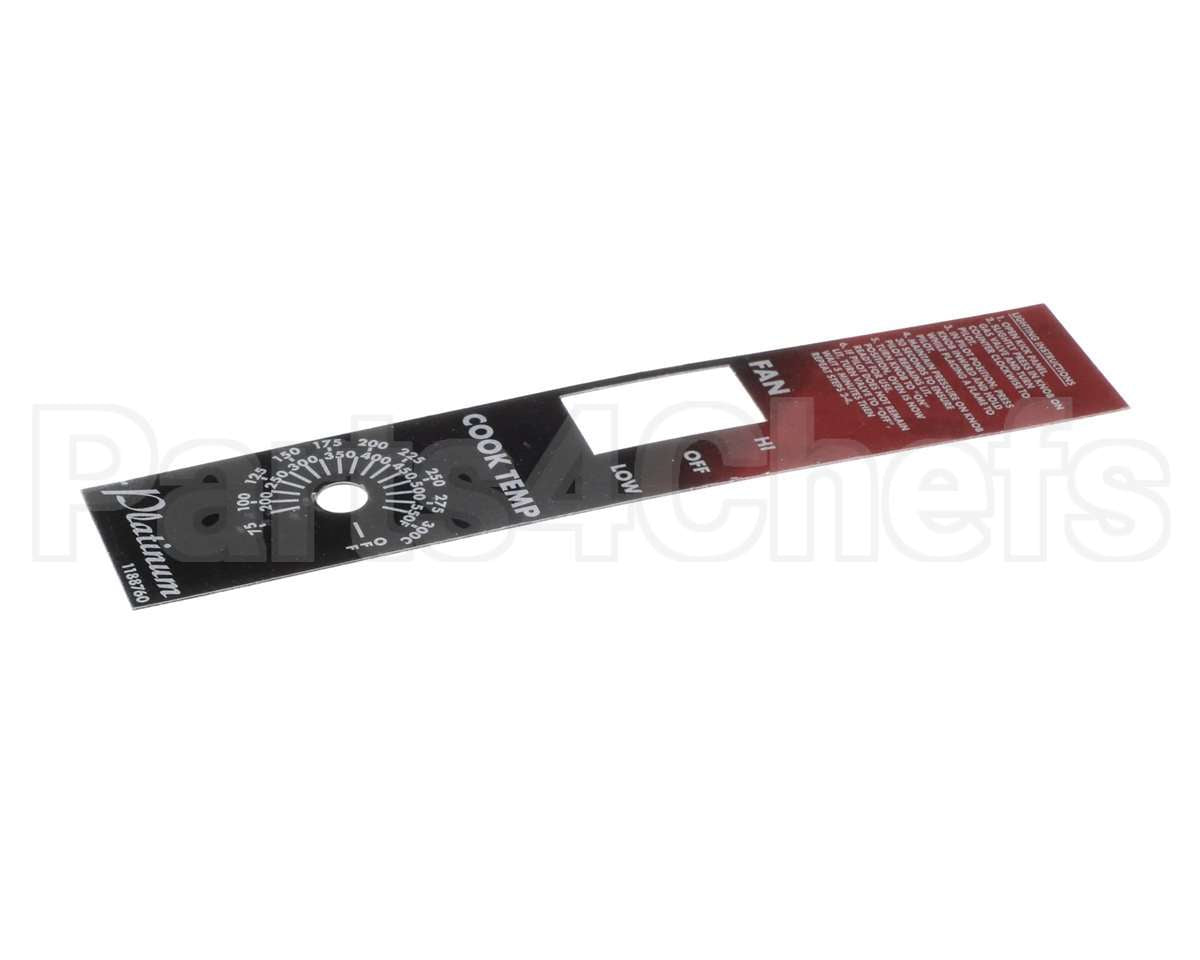 1188760 Southbend Range Polypanel, Plat Co Stnd Pilot