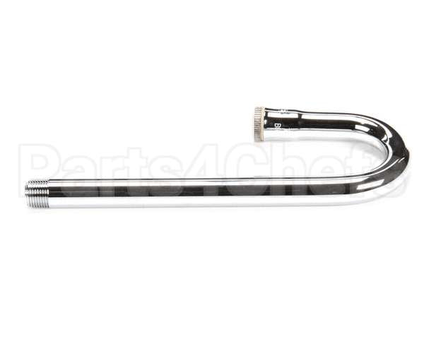 119X T&S Brass Rigid Gooseneck, 2-3/4 Spread, 8-3/4 Hei