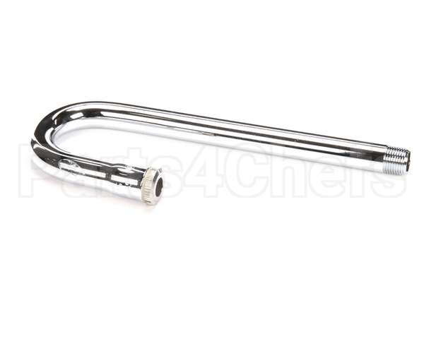 119X T&S Brass Rigid Gooseneck, 2-3/4 Spread, 8-3/4 Hei