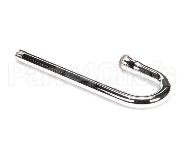 119X T&S Brass Rigid Gooseneck, 2-3/4 Spread, 8-3/4 Hei