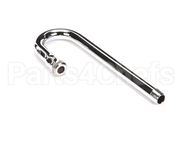 119X T&S Brass Rigid Gooseneck, 2-3/4 Spread, 8-3/4 Hei