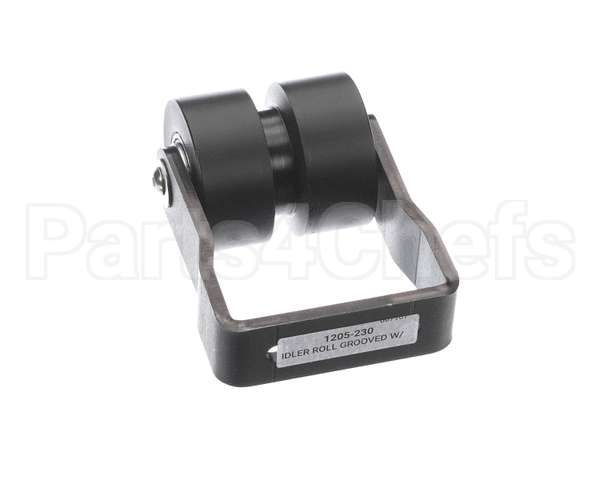 1205-230 Chicago Dryer Idler Roll Grooved Wbracket