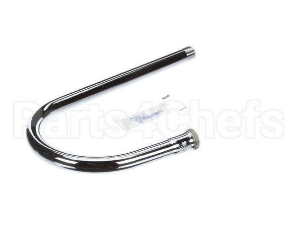 120X T&S Brass Rigid Gooseneck, 5-1/2 Spread, 10-1/4 He