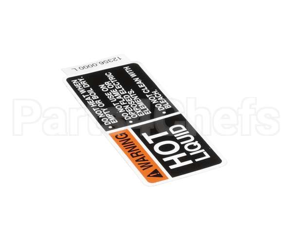 12356.0000 Bunn Decal, Warning-Hot Liquid