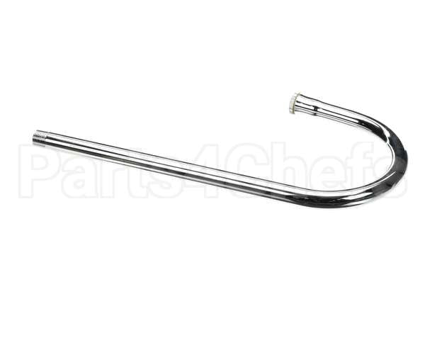 123X T&S Brass Rigid Gooseneck, 5-1/2 Spread, 12-1/2 He