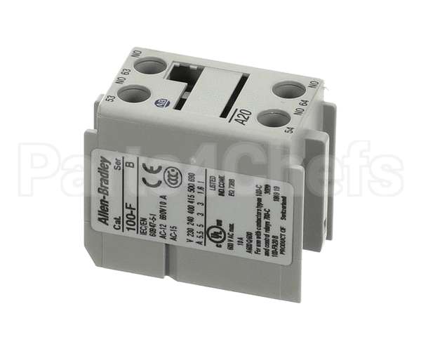 12A7518E32 Vogt Ice Machines Aux. Contact, 5A, 2 No, Top Mo