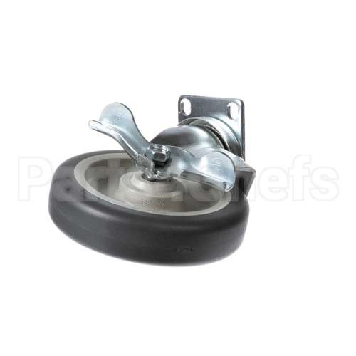 131000 Low Temp Industries Caster(5" Swivel/Plate W/Brk.)