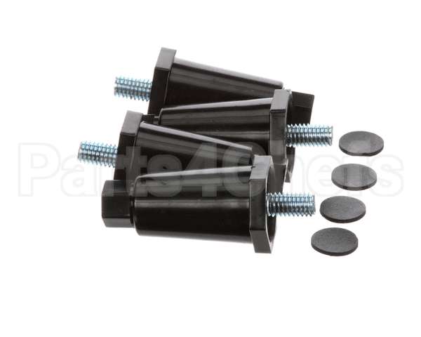 13255.0006 Bunn Kit,Leg-2.50 Adj Blk Plastic