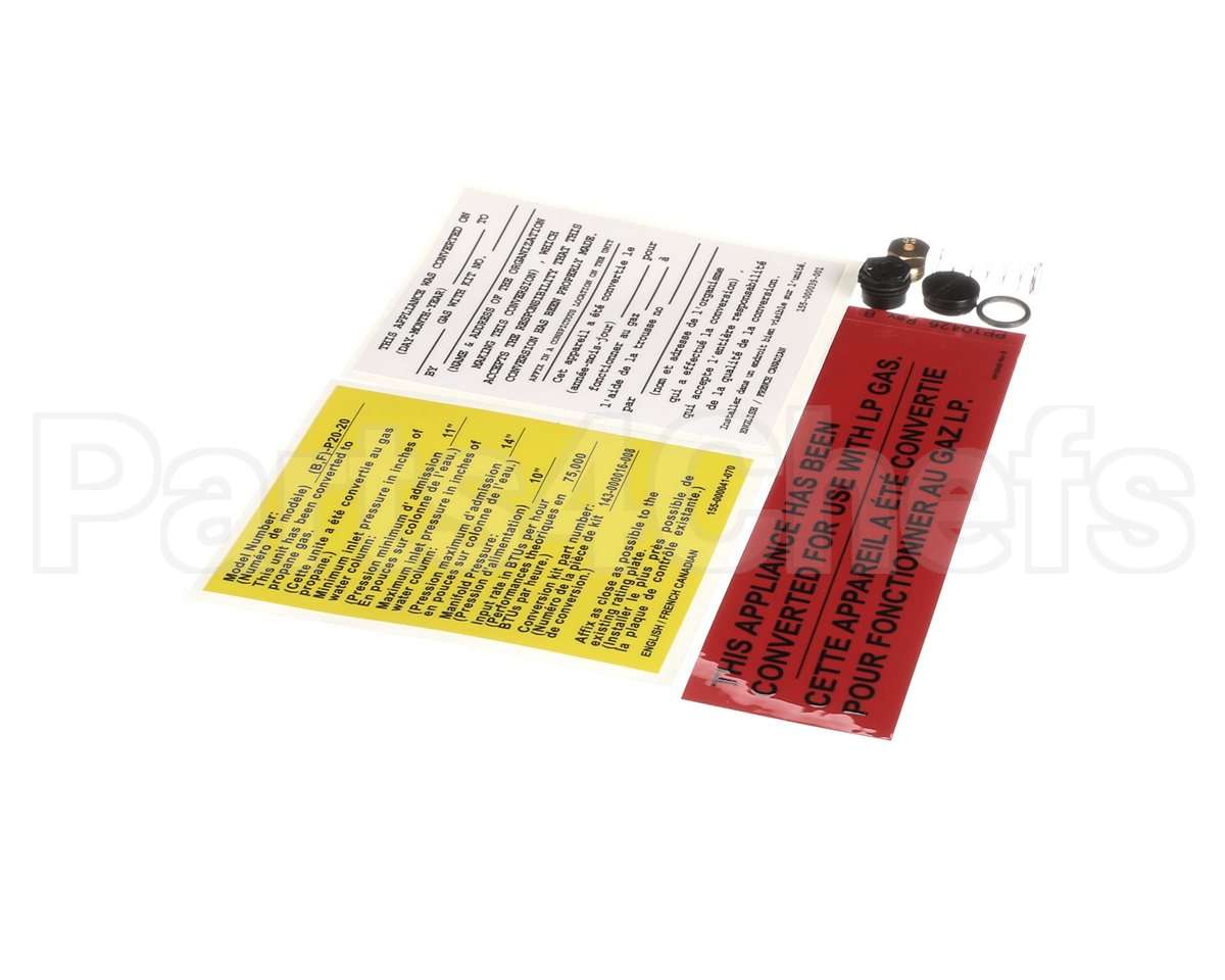 143-000016-008 Ultrafryer (B,F)-P20-20 Conv Nat To Lp