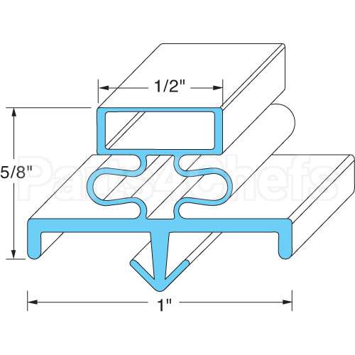 14498 Compatible McCall Door Gasket 20-1/2" X 25-1/2"