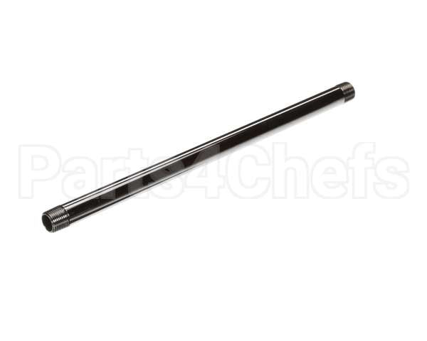 145X T&S Brass Riser, 3/8Npt X 12 Long, Chrome-Plated B