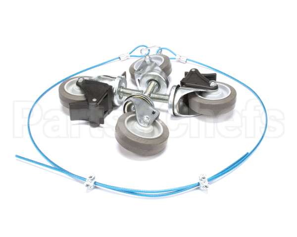 146354 Groen Casters (4 Each: 2 Locking, 2 Non-Lockin