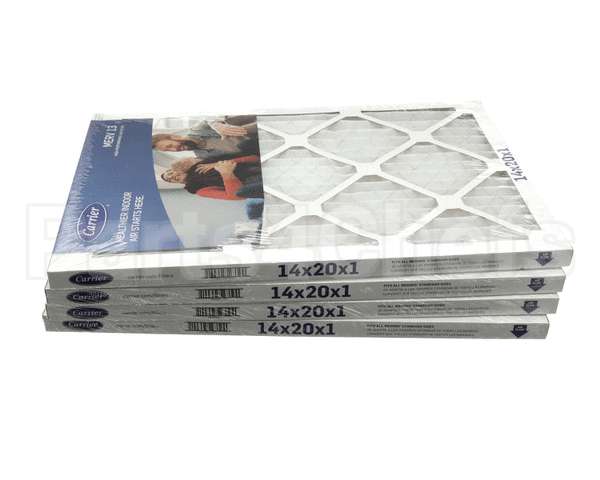 14X20X1-M13-C-P4 Carrier Merv 13 1" Air Filter, 14"X20"X1", 4 Pac