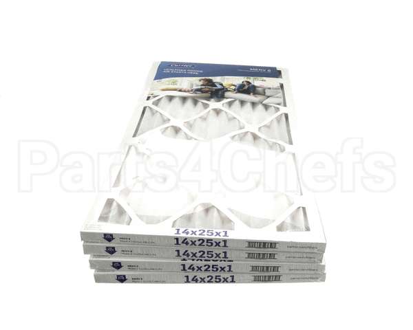 14X25X1-M8-C-P4 Carrier Merv 8 1" Filter Pack