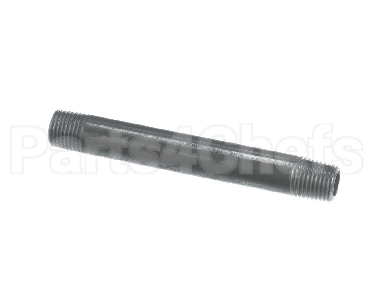 153321 Duke Nipple,1/4X4 Black Iron