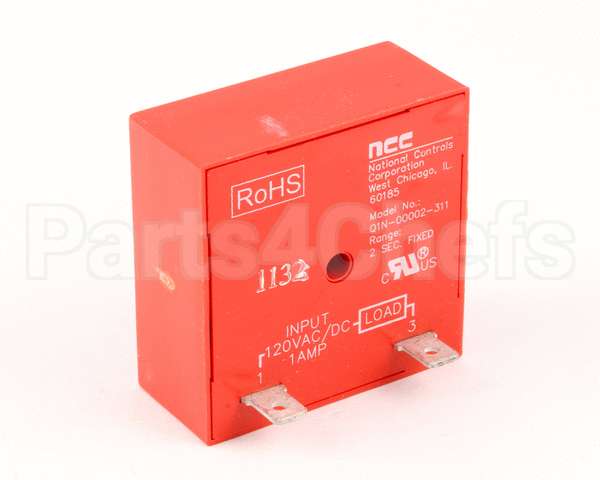 153324 Duke Timer,Delay 120V, 2 Second Fixed
