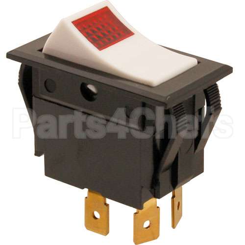 154006 Compatible Franklin Chef Lighted Rocker Switch 7/8 X 1-1/2 Dpst
