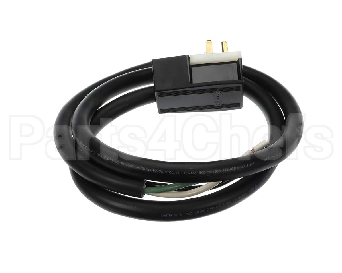 157011 Duke Cord Set W/8/3 Cord-90Degplug