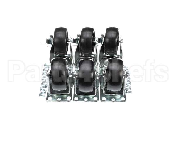 160621 Norlake Caster Kit Plate Type (Set Of