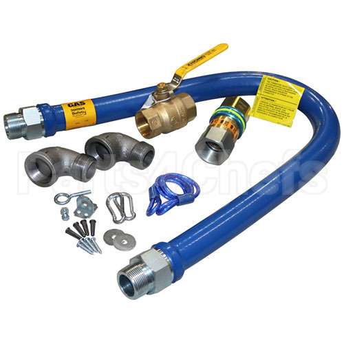 16125KIT48 Compatible Dormont Hosekit, Gas - 1-1/4" X 48"