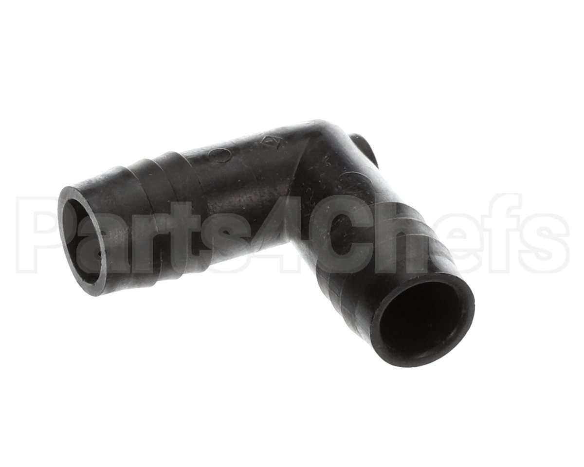 166092000 Cornelius Fitting L 90 Pvc 5/8Bb (2) Blk