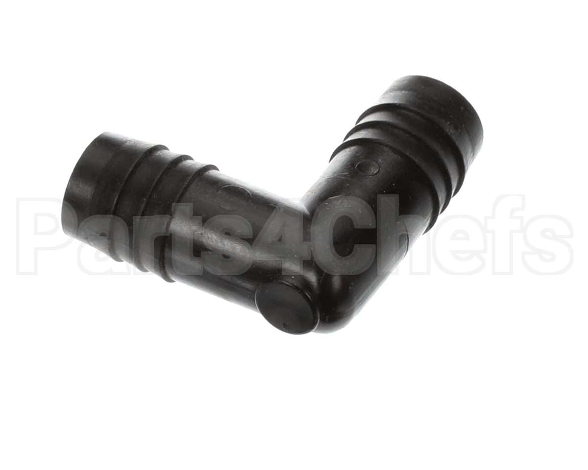 166092000 Cornelius Fitting L 90 Pvc 5/8Bb (2) Blk