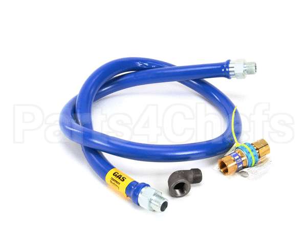 1675BPQ72 Dormont 3/4" Dia., 72" Blue Hose, Snapfast, 1 El