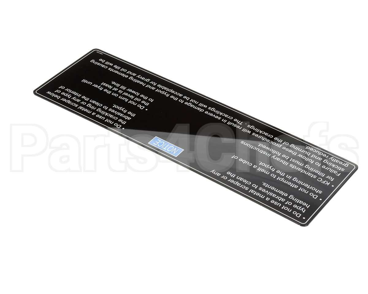 168573 Henny Penny Acrylic Label