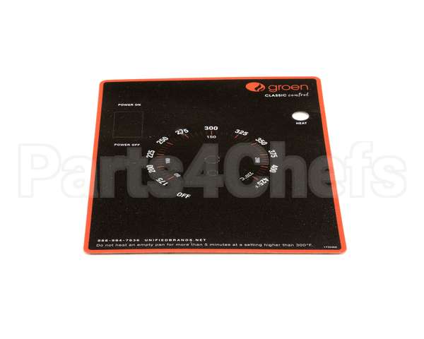 175046 Groen Overlay, Braising Pan, Manual
