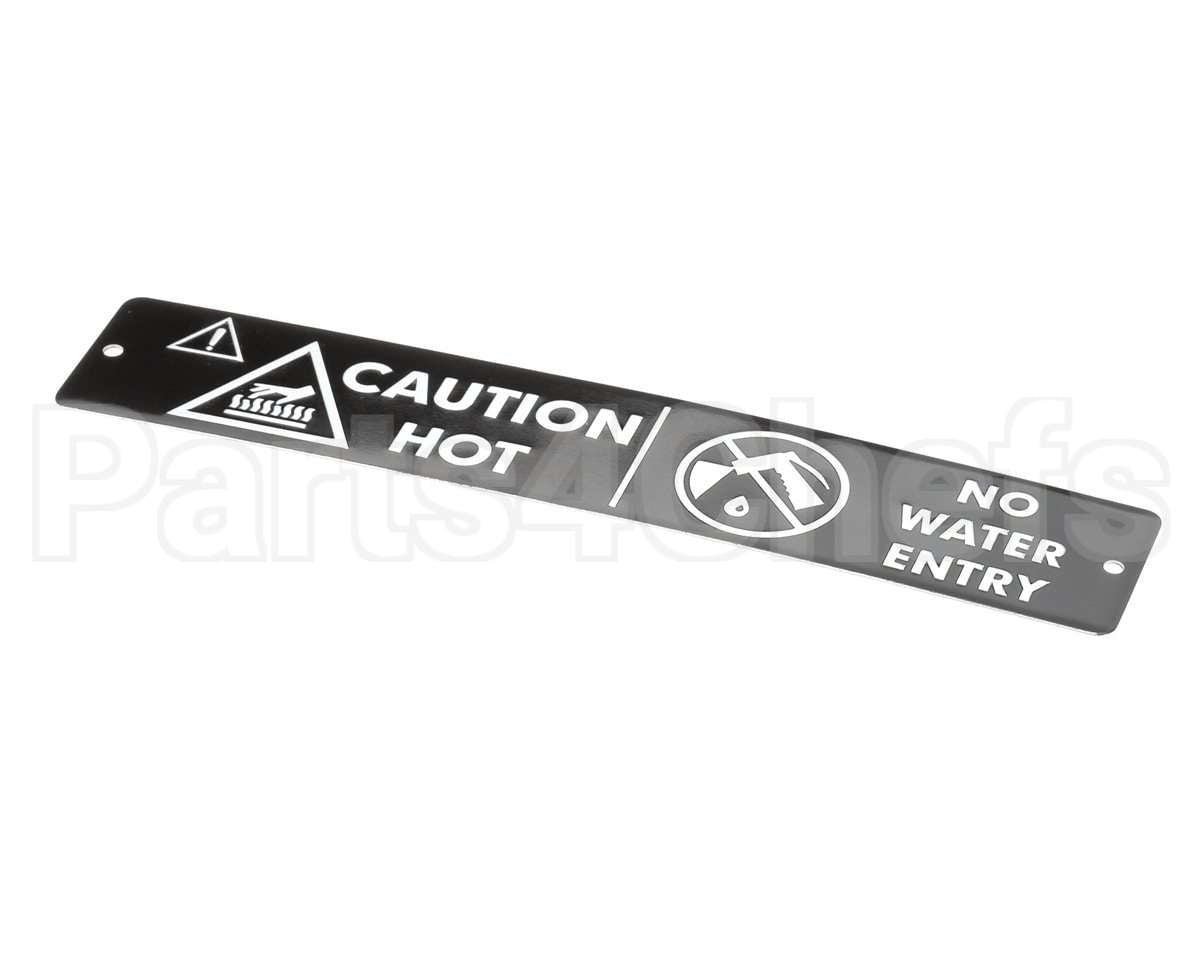 175636 Duke Label- Caution Hot 3/4"Hi