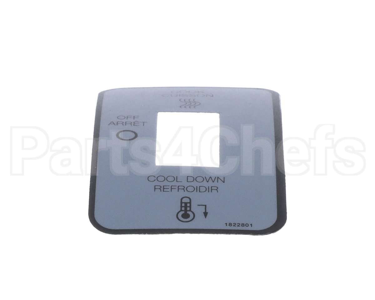 1822801 Garland R/C Cook Switch Label