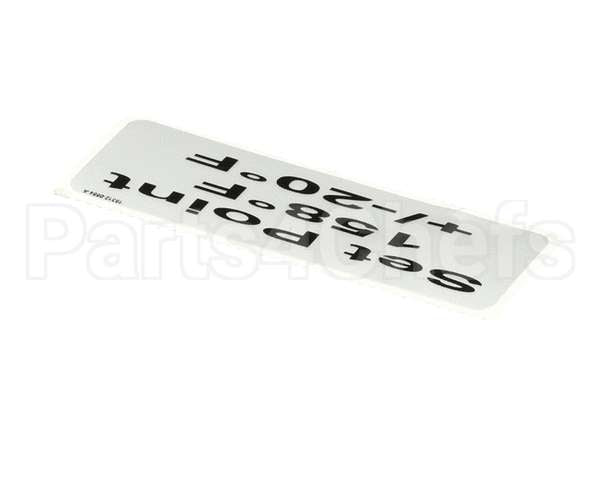 18312-0554 Carter Hoffmann Decal, 158 +/-15 Deg F