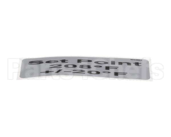 18312-0555 Carter Hoffmann Decal, 208 +/-15 Deg F