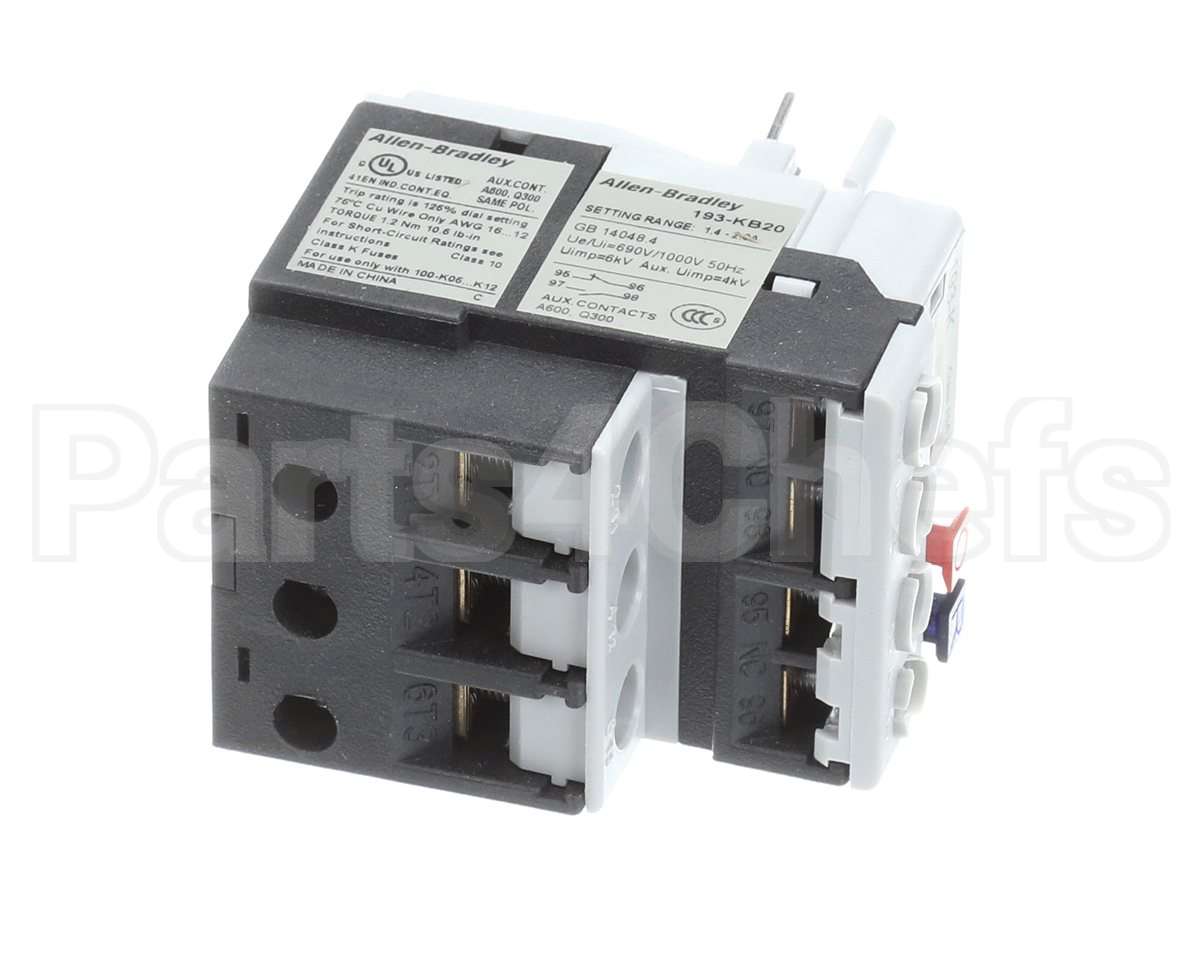 193-KB20 Captive-Aire 100K Mini Series Overload 1.4 - 2.0 Amp
