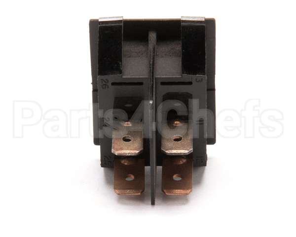 19620 Blodgett Switch, Rocker Dpst Mom Black