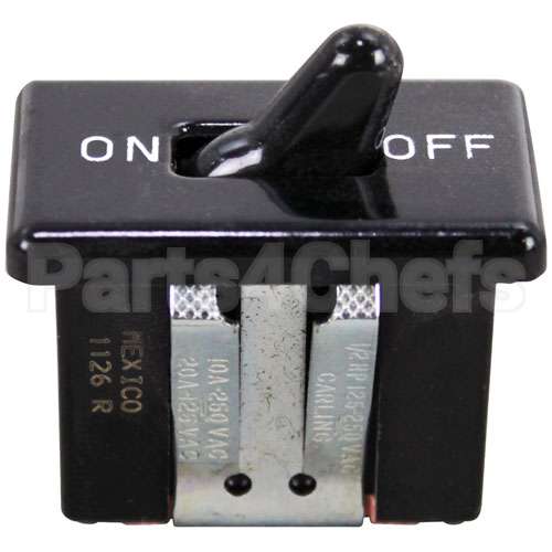 197-6 Compatible Prince Castle Switch, On/Off Black Toggle