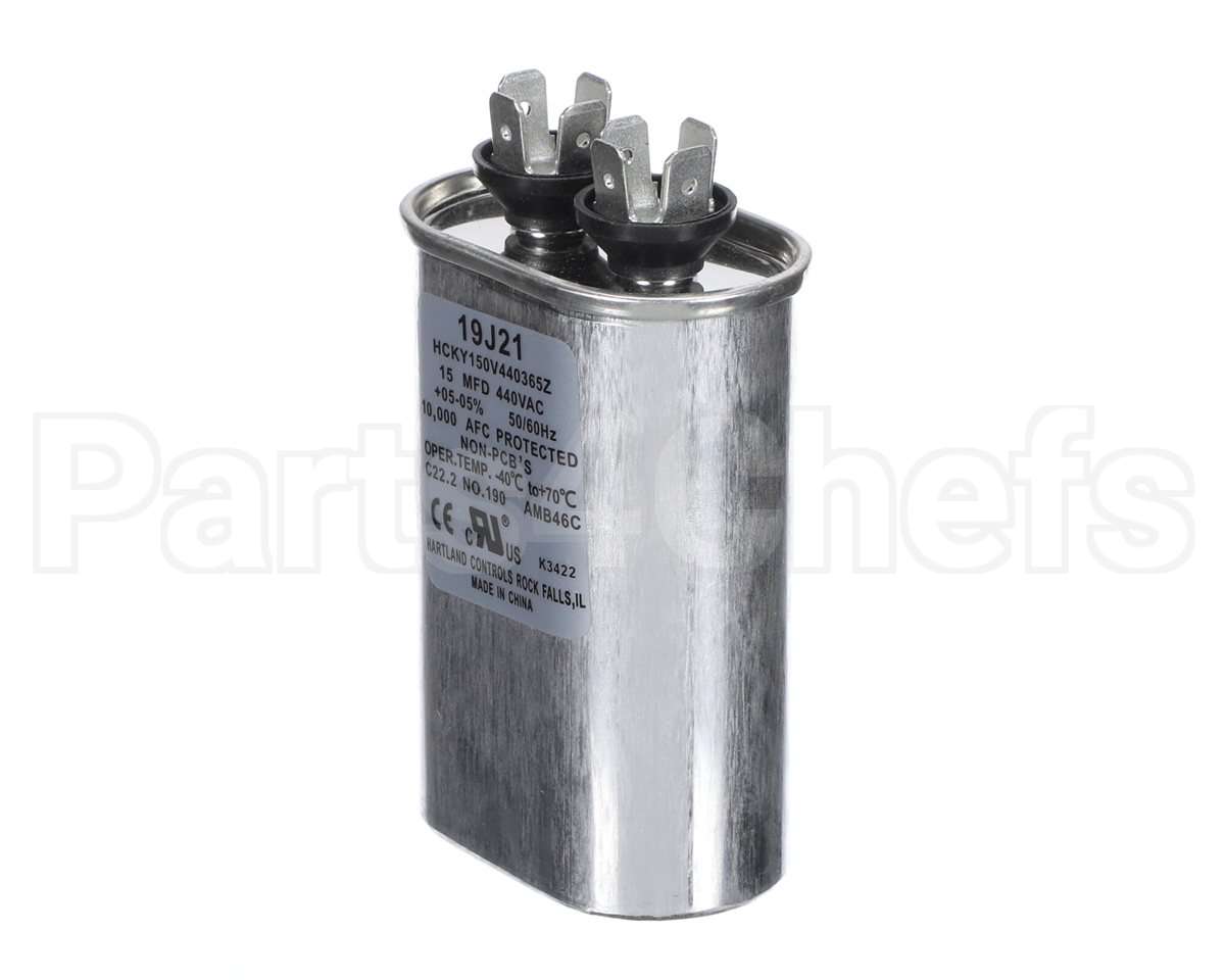19J21 Lennox Capacitor 15Mfd@440V Oval