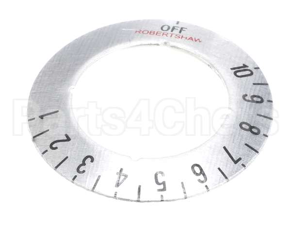 20025 Giles Plate, Knob Dial 1-10, Ghm