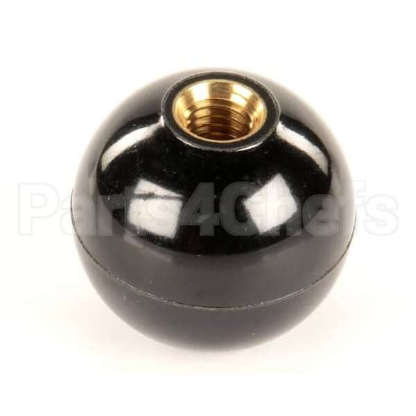2033-8 Compatible Montague Knob, Round, Carriage, Black
