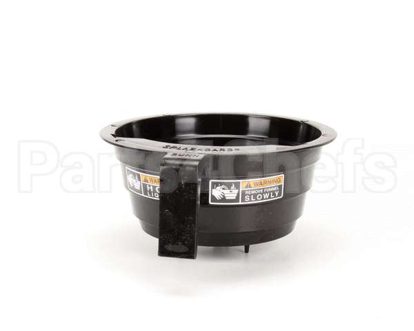 20583.0003 Bunn Funnel W/Decals,Black Plastic