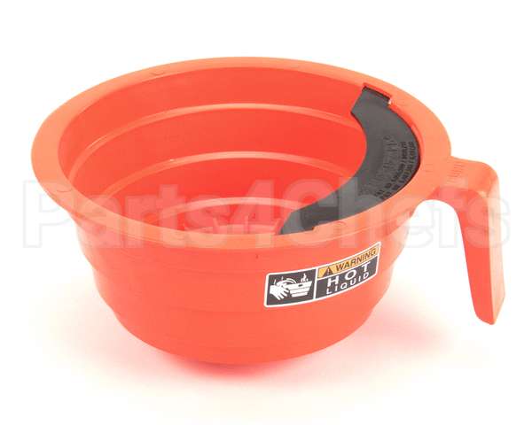 20583.0006 Bunn Funnel W/Decals, Orange