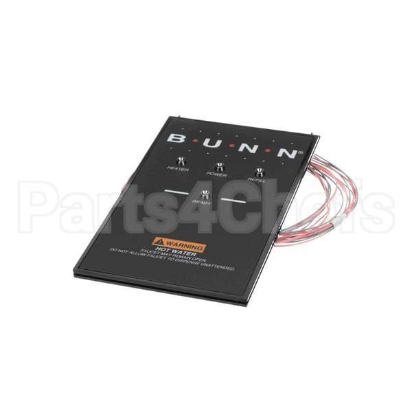 21112.1002 Compatible Bunn Panel Assembly W/Ind Lamps (H10X)