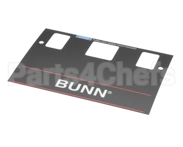 21667.0001 Bunn Decal,Control-W/O Brew Lockou