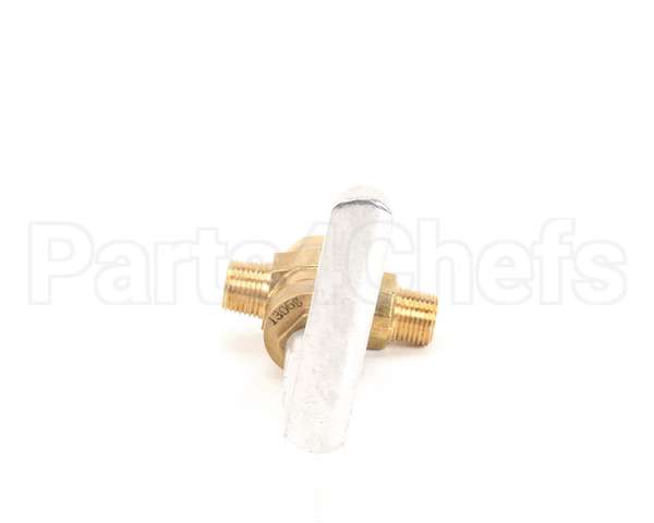 226104M Town Food Service 1/2M X 1/2M Npt Brass Gas Valve W/ L Hdl