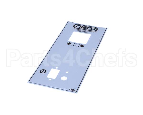 22878 Nieco Label, Control Box, Std, Jf-G