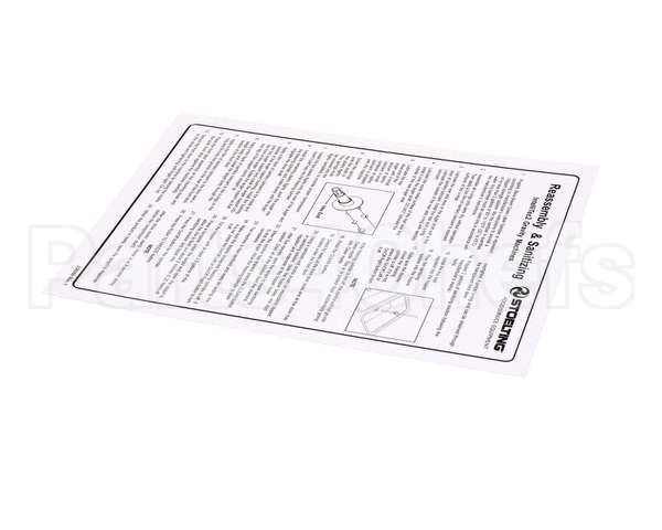 236059 Stoelting Cleaning Card; O231