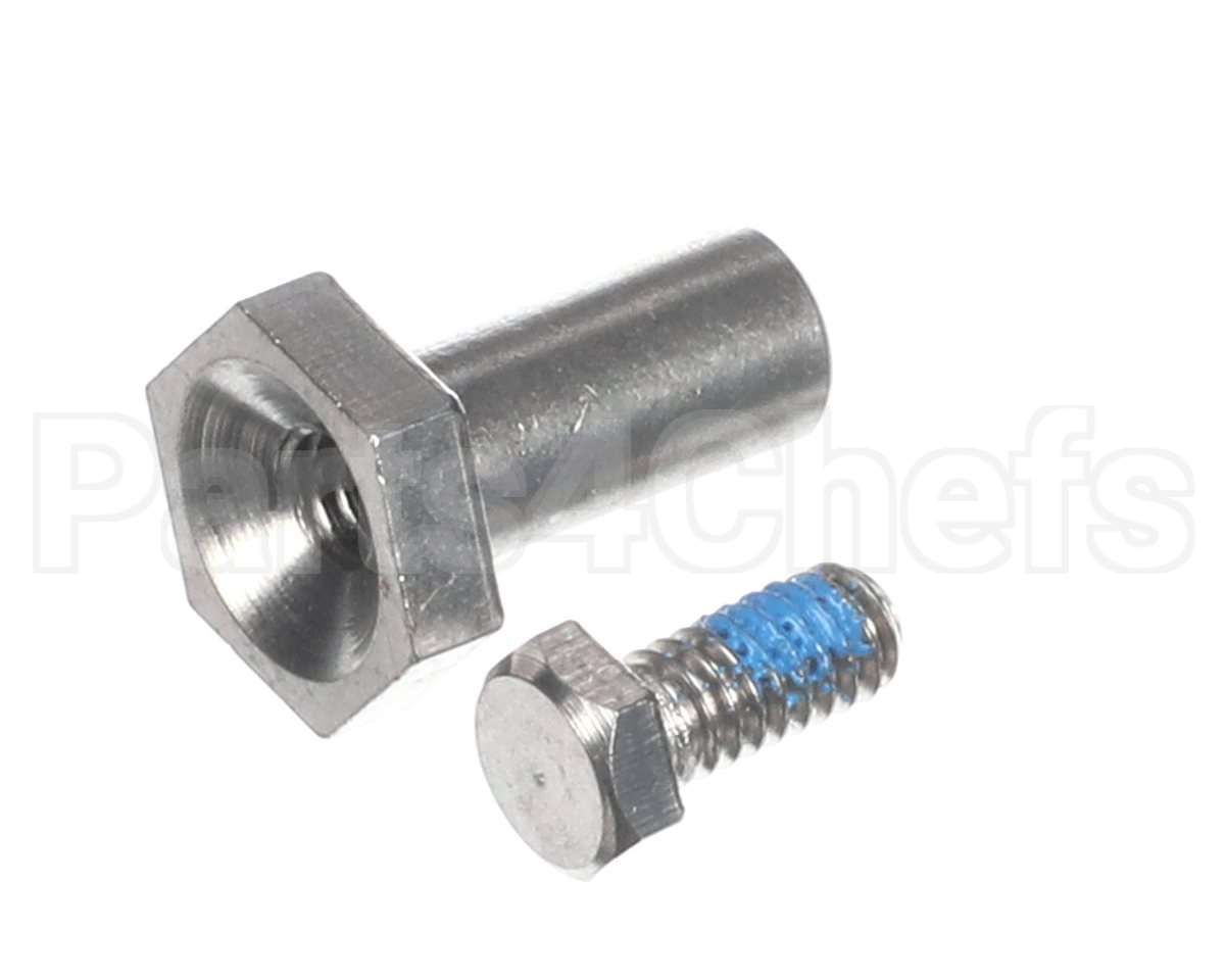 23849A Silver King Pin Hinge W/Scr