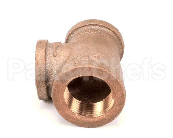 250102 Market Forge Tee Brass 3/4X1/2X1/2