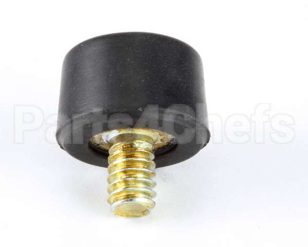 25137.0001 Bunn Foot,Blk Sbr-.75Odx.48Ht.25Thd